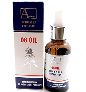 Arkada 08 OIL - Természetes illóolaj alapú, amelyet a bőr és a köröm természetes antibakteriális védelmére alkottak meg. A 08 OLAJ nyugtatja és támogatja a lábbőr és a körömlemez regenerációjának folyamatát. Hatékonyan alkalmazható pseudomonas baktérium fertőzésre, köröm- és bőrgomba kezelésére, valamint a bőr és a köröm állapotának javítására, regenerálására.Hogyan kell használni: Szórjon néhány cseppet a tiszta és száraz bőrre vagy a körömlemezre, és várja meg, amíg teljesen felszívódik. Használjon 08 OLAJAT minden reggel és este. A jobb eredmény elérése érdekében ajánlatos reggel az Arkada 08 olajat este pedig az Arkada TC16 szérumát vagy Arkada kollagénes krémet este alkalmazni.Összetevők: 8 gondosan kiválasztott és egyedülállóan kombinált illóolaj alkotja: teafaolaj, citromolaj, oregánó olaj, levendulaolaj, eukaliptusz levél olaj, niaouli olaj, kakukkfű olaj, borsmenta olaj, melyeknek gombaellenes és antibakteriális hatását kutatások támasztják alá.